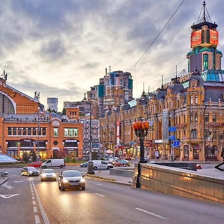 Sauna, Big Jacuzzi , Khreshchatyk Apartments Kyjev Exteriér fotografie