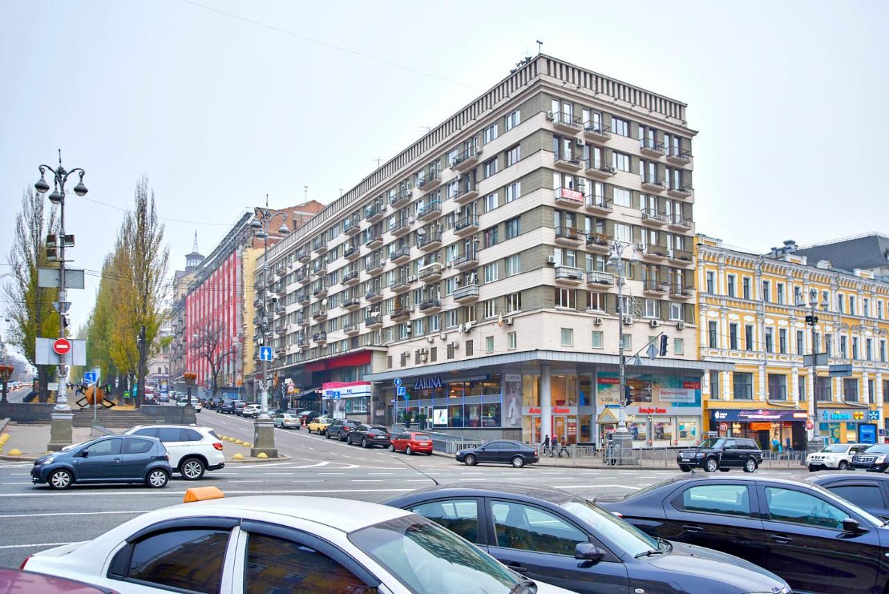 Sauna, Big Jacuzzi , Khreshchatyk Apartments Kyjev Exteriér fotografie