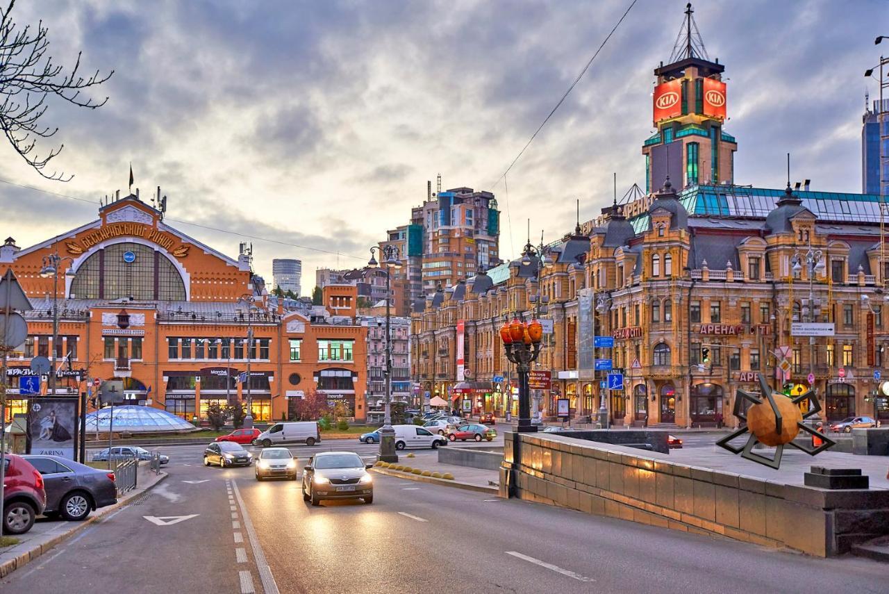 Sauna, Big Jacuzzi , Khreshchatyk Apartments Kyjev Exteriér fotografie