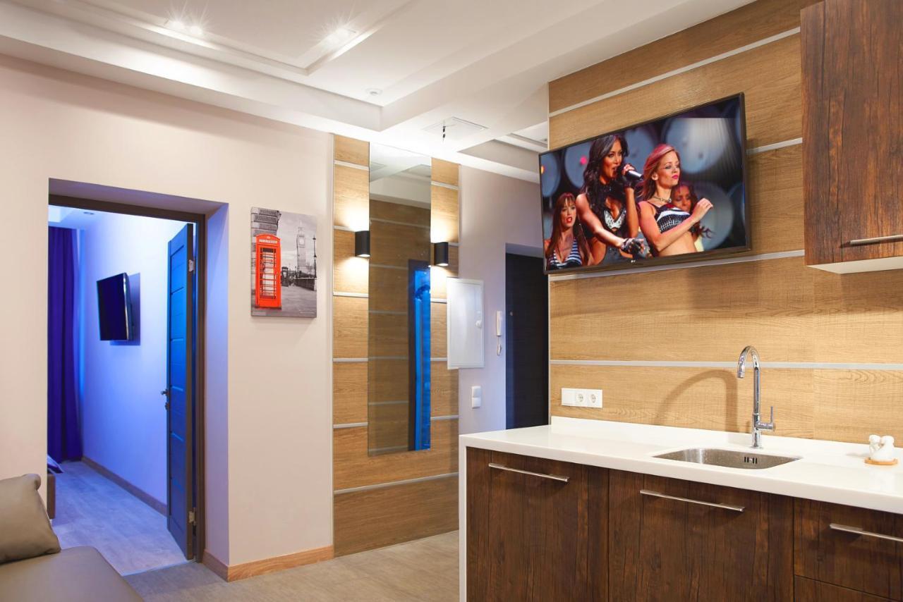 Sauna, Big Jacuzzi , Khreshchatyk Apartments Kyjev Exteriér fotografie