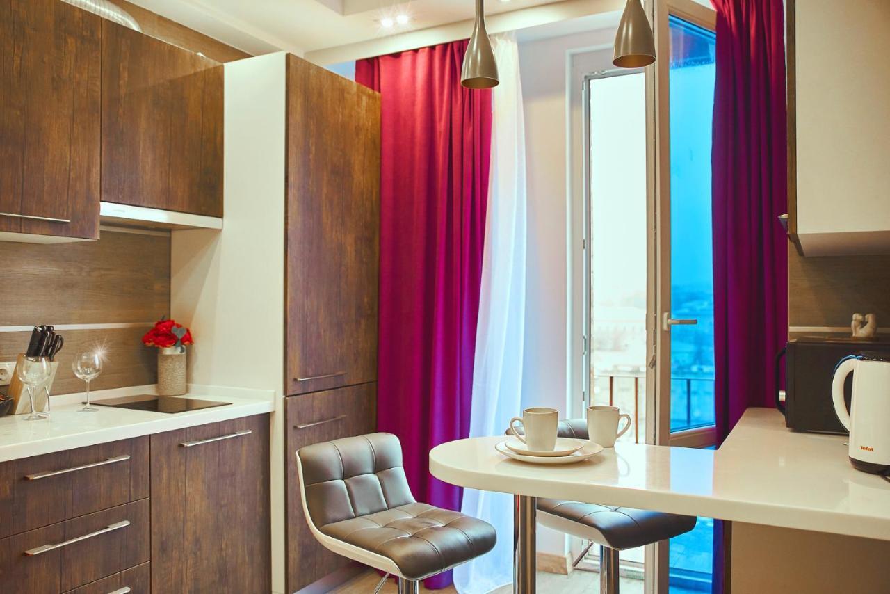 Sauna, Big Jacuzzi , Khreshchatyk Apartments Kyjev Exteriér fotografie